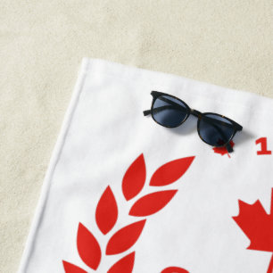 De Playa Toalla Wreath Beach para Canada Day