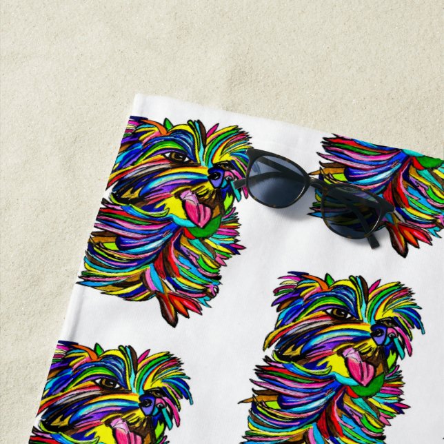 De Playa Toalla Yorkie Beach (In situ)