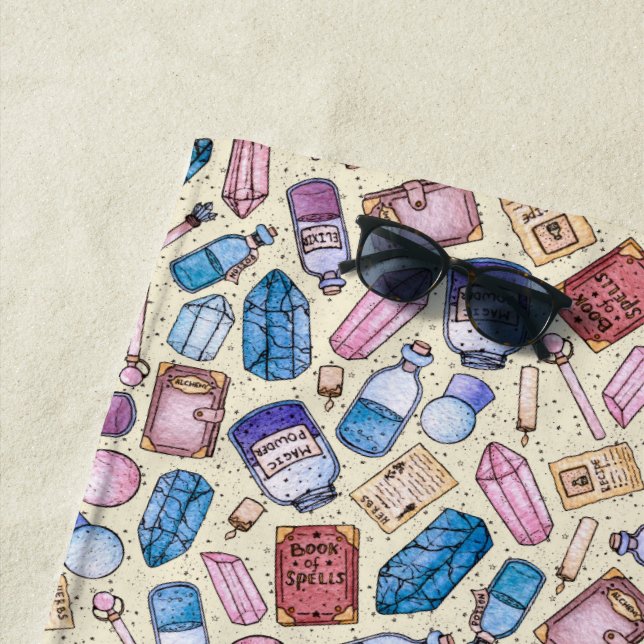 De Playa Witchy Wonders Beach Toalla (In situ)