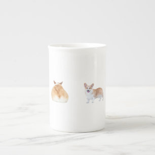 De Porcelana aquacorg: Taza del lomo del hueso