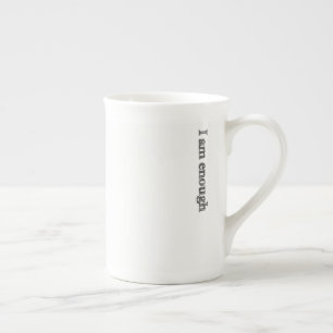 De Porcelana Soy bastante taza