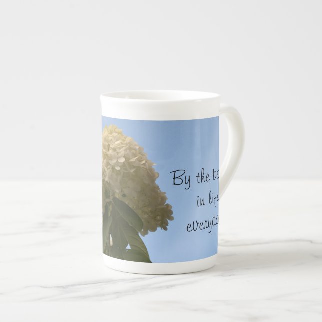 De Porcelana Taza Be Inspired Lime Hydrangea (Derecha)