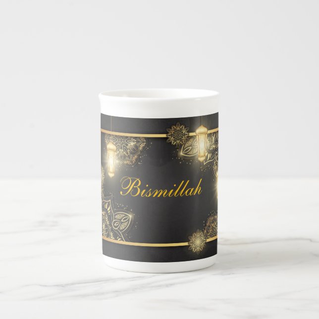 De Porcelana Taza Bismillah (Frente)