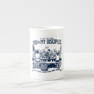 De Porcelana Taza cristiana moderna con versículo bíblico inspi