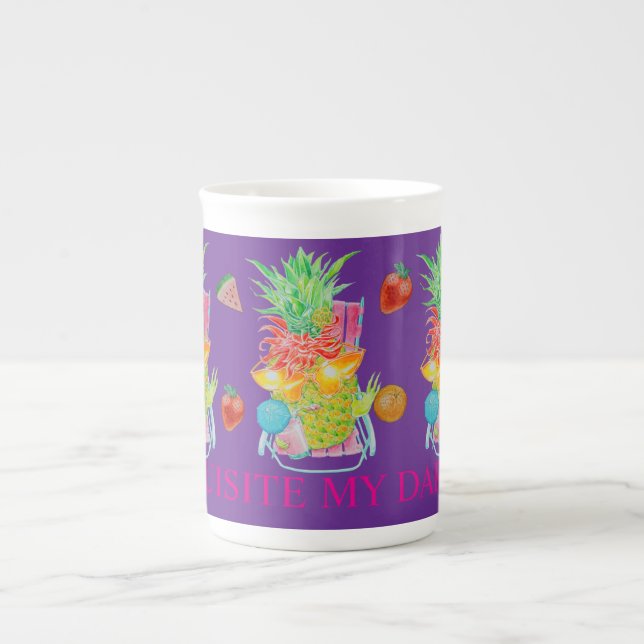DE PORCELANA TAZA DISEÑADA PARA MUJERES EXQUISITAS  (Frente)