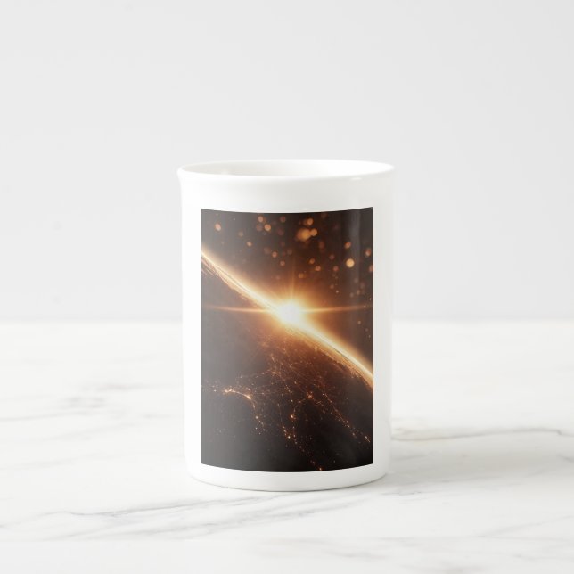 De Porcelana Taza Éclipse (Frente)