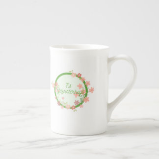 De Porcelana Taza Es Gezunterheyt