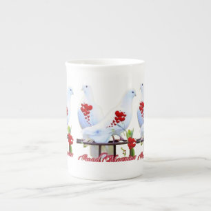 De Porcelana Taza especial Bone China lista para tu café, té