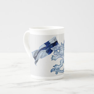 De Porcelana Taza especial del Escudo del León Finlandés