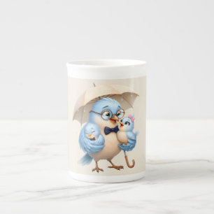 De Porcelana Taza especial para papá pájaro para papá