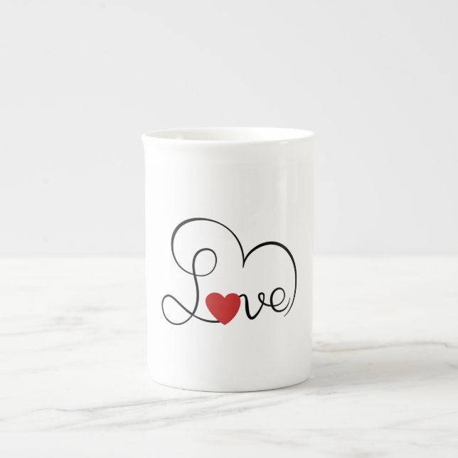 De Porcelana Taza para parejas (Frente)