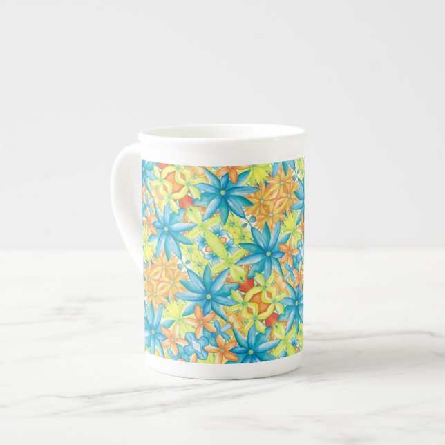 De Porcelana Taza Pat Mosaic (Izquierda)