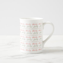 De Porcelana Taza Specialty Holly Jolly