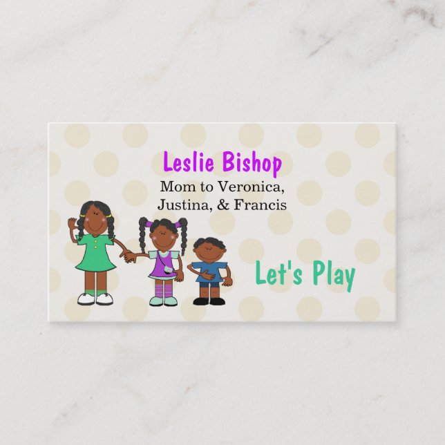 De Presentación Dulce tarjeta Personalizado colorida mami (Anverso)