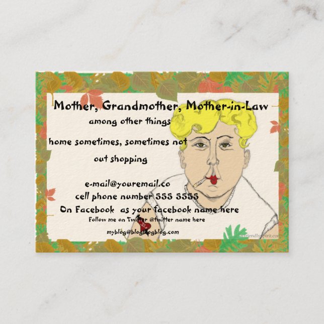 De Presentación Tarjeta del retiro del nacido en el baby boom - (Anverso)