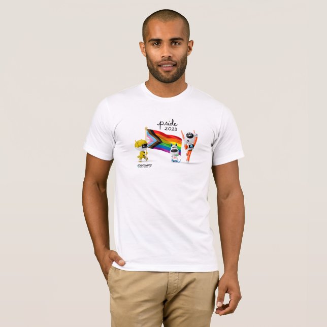 DE Pride 2023 - Camiseta blanca (Anverso completo)