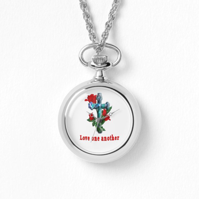 De Pulsera Amar unos a otros reloj cristiano (Anverso)