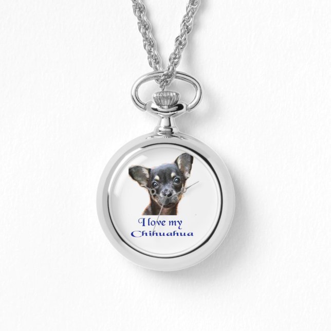 De Pulsera Amo mi reloj Chihuahua (Anverso)