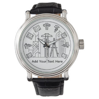 De Pulsera arquitecto personalizado, ingenieros reloj