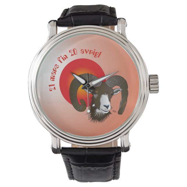 De Pulsera Botsch 21 mars fin 20 avrigl reloj (Anverso)