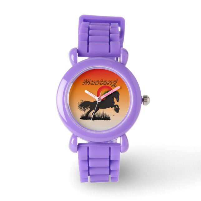 De Pulsera Caballo - mustang reloj (Anverso)