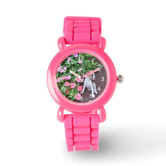 De Pulsera chica cachorro perro reloj (Anverso)