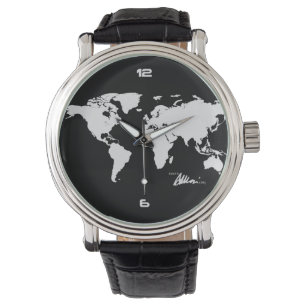 De Pulsera Ciudadano del reloj del cuero E del mundo