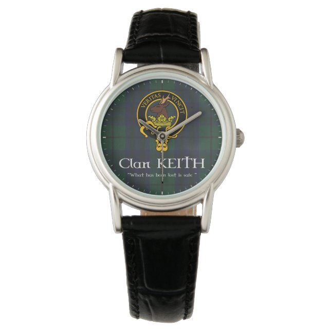 De Pulsera Clan Keith "perdió" escudo y reloj tartán (Anverso)