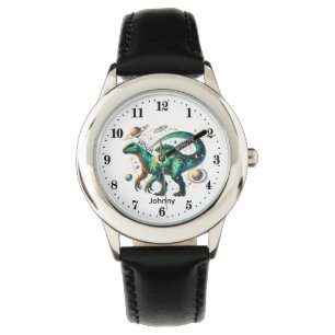 De Pulsera Cool Boys Cosmic Dinosaur agregar nombre Reloj
