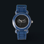 De Pulsera Crear su propio reloj personalizado<br><div class="desc">Personalizar este producto agregando sus propias imágenes y texto y eligiendo sus fuentes y colores favoritos. Visite Arte Aviar en Zazzle para ver toda nuestra colección de productos fáciles de personalizar y de alta calidad!</div>