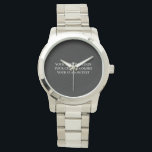 De Pulsera Crear su propio reloj personalizado<br><div class="desc">Personalizar este producto agregando sus propias imágenes y texto y eligiendo sus fuentes y colores favoritos. Visite Arte Aviar en Zazzle para ver toda nuestra colección de productos fáciles de personalizar y de alta calidad!</div>