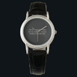 De Pulsera Crear su propio reloj personalizado<br><div class="desc">Personalizar este producto agregando sus propias imágenes y texto y eligiendo sus fuentes y colores favoritos. Visite Arte Aviar en Zazzle para ver toda nuestra colección de productos fáciles de personalizar y de alta calidad!</div>