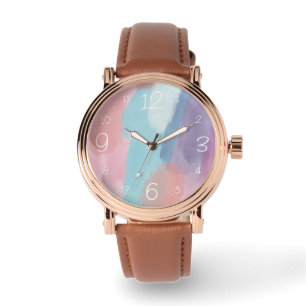 De Pulsera Diseño Pintado para Ella en Reloj Tamaño Hombre