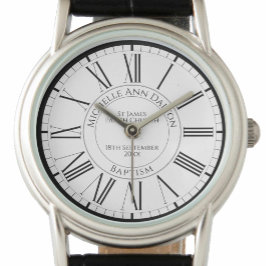 De Pulsera El bautismo en la iglesia como un reloj personaliz