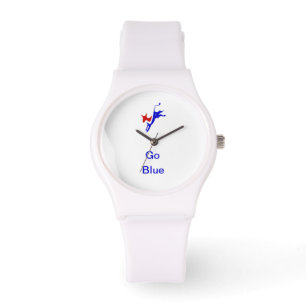 De Pulsera El burro Democratic y va reloj blanco azul