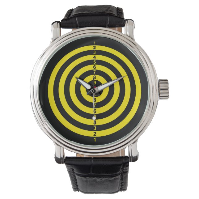 De Pulsera El reloj del tablero amarillo (Anverso)