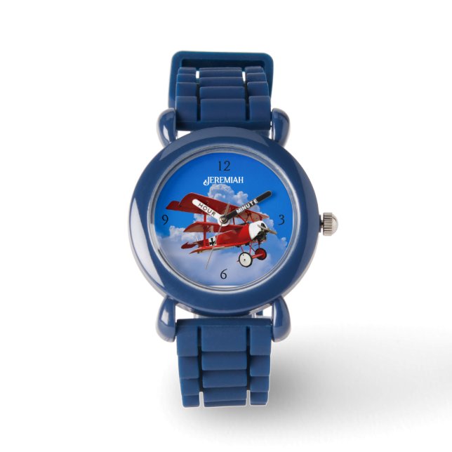 De Pulsera El reloj del triplano "Red Baron" (Anverso)