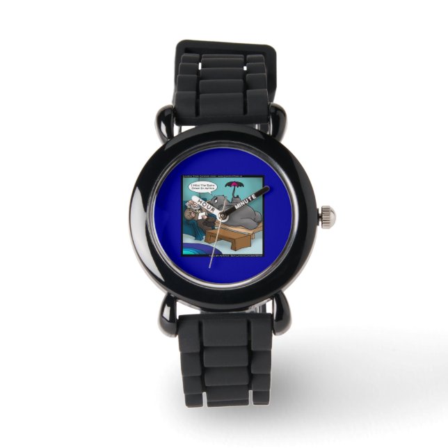 De Pulsera Elefante Divertido En Terapia Reloj (Anverso)