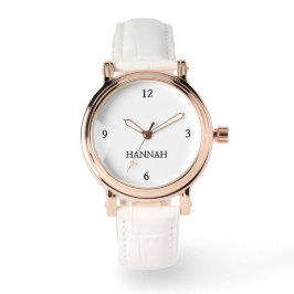 De Pulsera Elegante reloj personalizado "HANNAH"