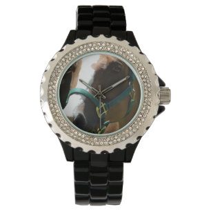 De Pulsera Fotografía del caballo en el reloj para mujer