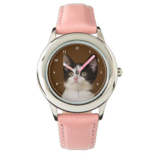 De Pulsera Gato del smoking con el reloj del personal