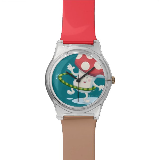 De Pulsera Hongos: Reloj (De cerca)