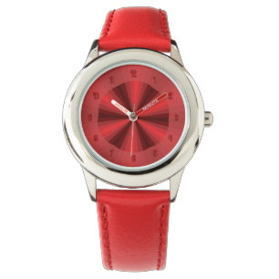 De Pulsera Ilusión óptica reloj rojo