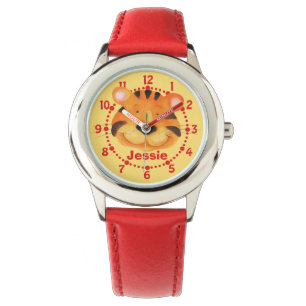 De Pulsera La diversión embroma el reloj del arte del tigre
