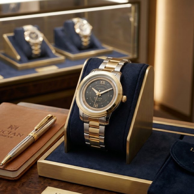 De Pulsera LUCIAN GENÈVE Reloj ejecutivo acanalado (Subido por el creador)
