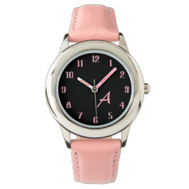 De Pulsera Monograma personalizado elegante reloj para niñas