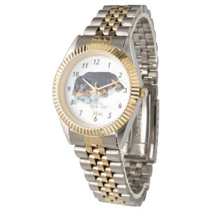 De Pulsera muy lindo rottweiler cachorro perro reloj