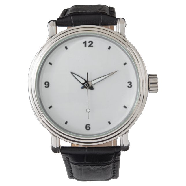 De Pulsera Números romanos Número moderno grande Reloj fácil  (Anverso)