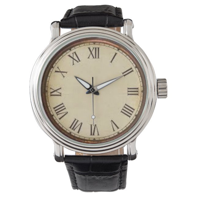 De Pulsera Números romanos Número moderno grande Reloj fácil  (Anverso)