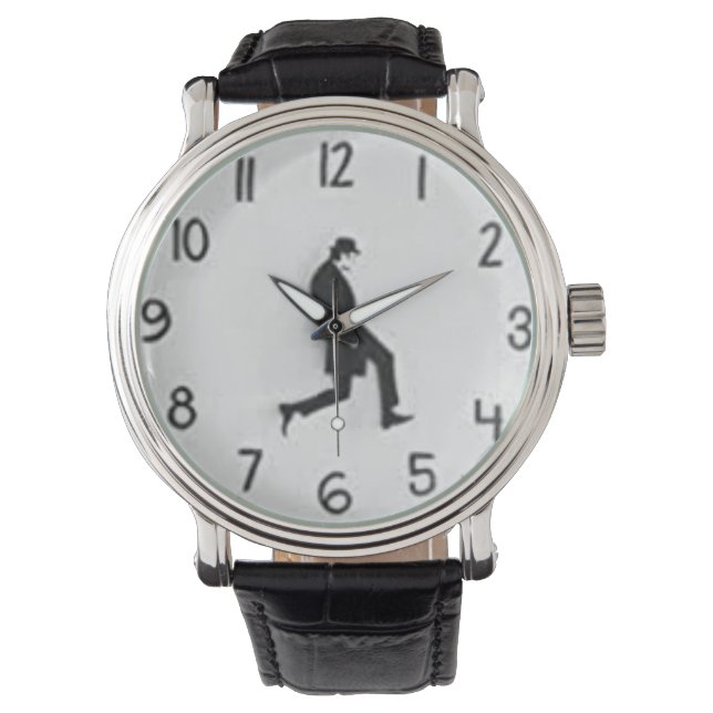 De Pulsera Números romanos Número moderno grande Reloj fácil  (Anverso)